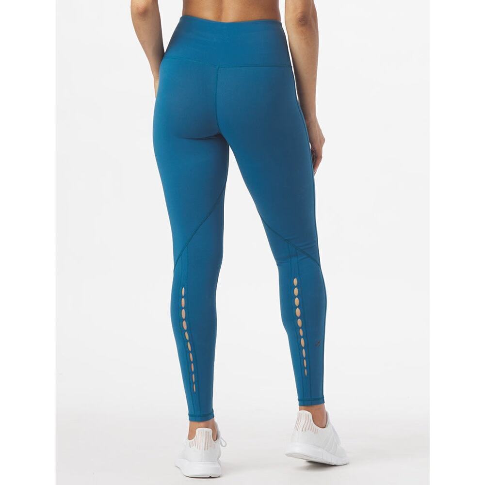 Glyder High Waist Peek - A - Boo Legging Moroccan Blue Size Small
